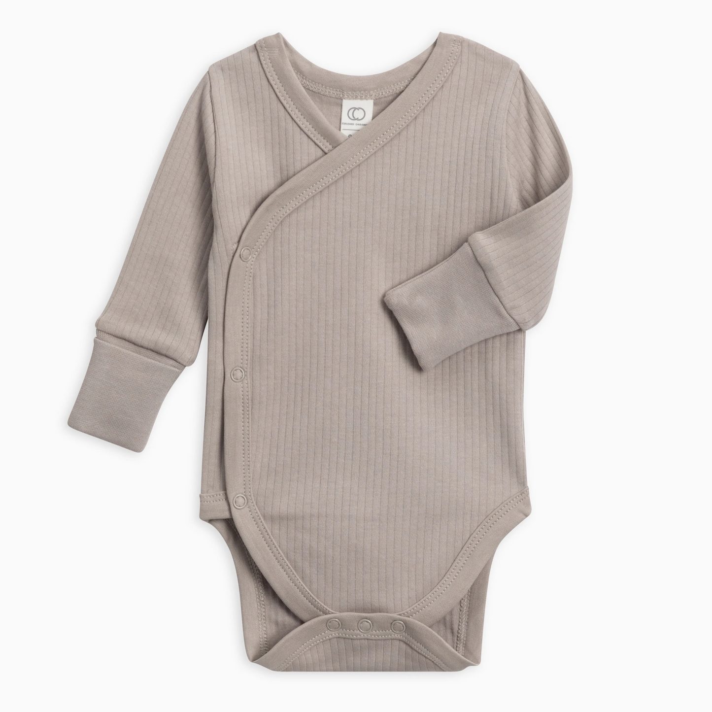 Ribbed Long Sleeve Kimono Bodysuit