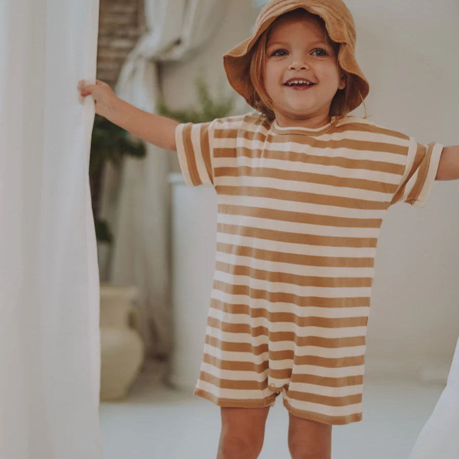 Gold Sailor Summer Romper