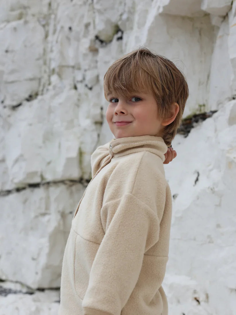 Warm Sand Fleece Sweater