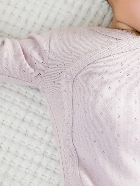 Rose Pointelle Kimono Bodysuit