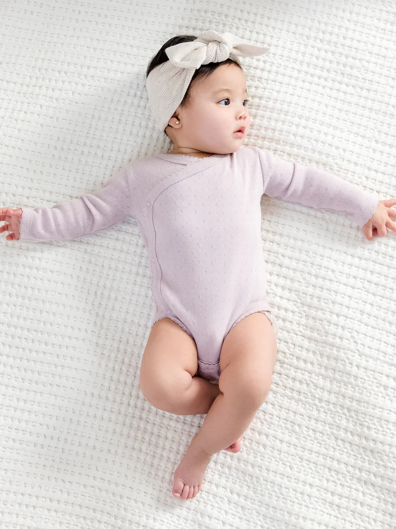 Rose Pointelle Kimono Bodysuit
