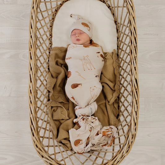 Mod and Tod Stretchy Swaddle & Beanie