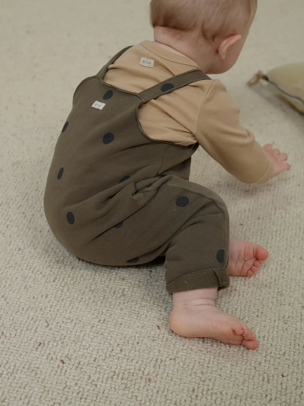 Olive Dots Salopette