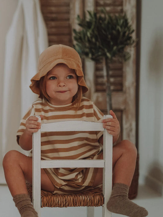 Gold Sailor Summer Romper