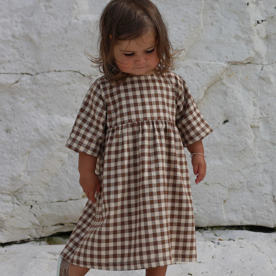 Gingham Gather Dress