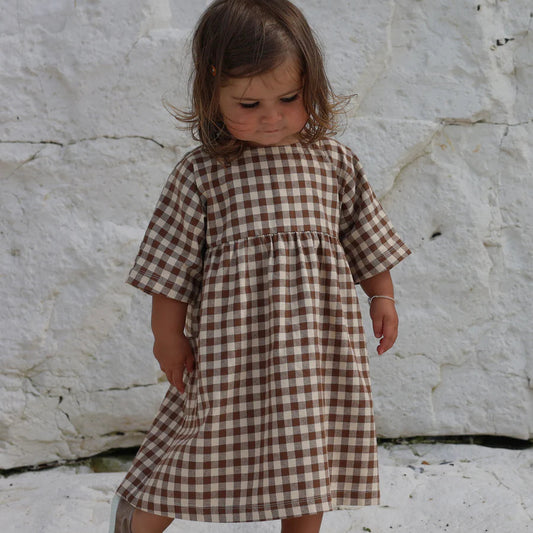 Gingham Gather Dress